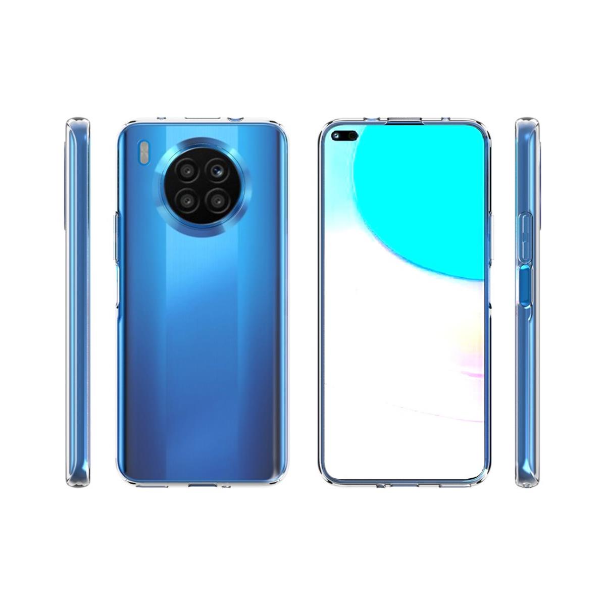 Hülle für Huawei Nova 8i/Honor 50 Lite Handyhülle Silikon Cover Case Bumper klar