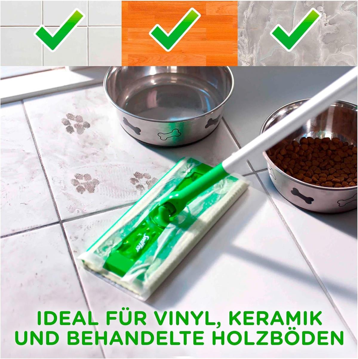 Swiffer Bodenwischer Feuchte Bodentücher Nachfüllpack Zitrone Duft 20x