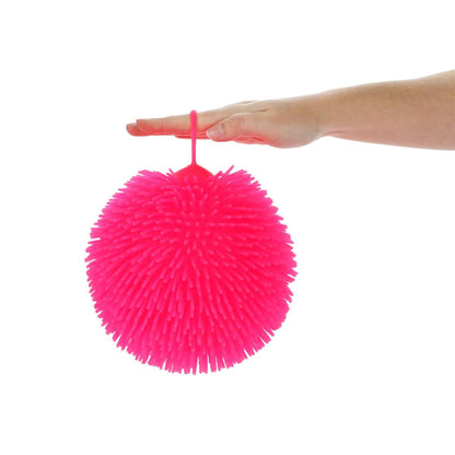 Toi-Toys Pufferz Pufferball für Kinder Knautschball Spielball für Wurfspiele Pink
