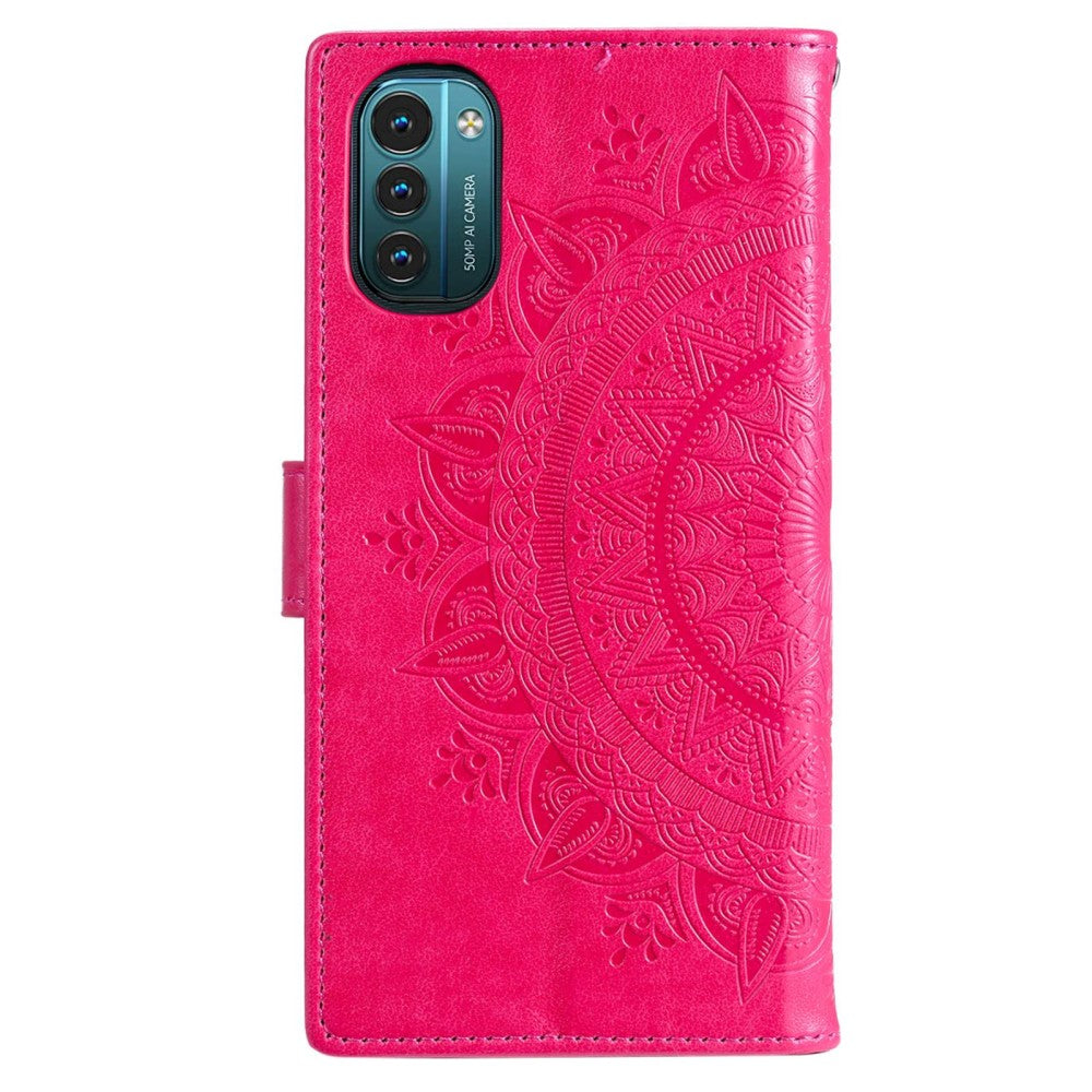 Hülle für Nokia G21/G11 Handyhülle Flip Case Cover Schutzhülle Etui Mandala Pink