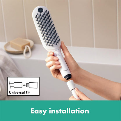 hansgrohe DogShower - Hundedusche mit 3 Strahlarten, Duschkopf für Hunde zur Fellpflege mit Streichelnoppen
