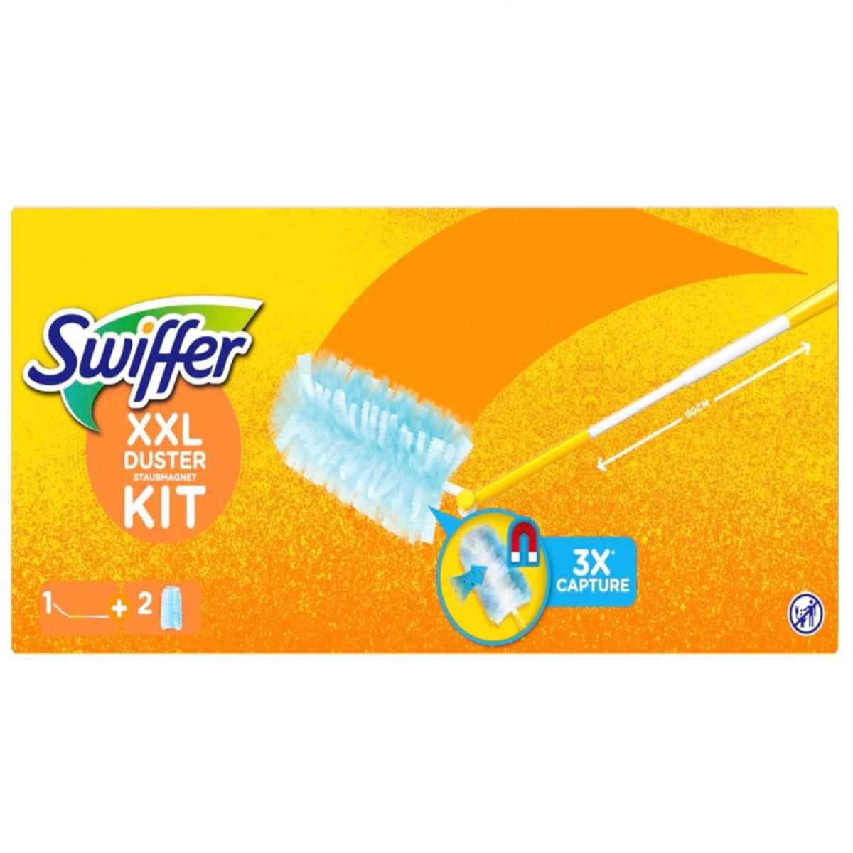 Swiffer Staubmagnet XXL Kit Mit 1 Griff Und 2 Nachfüllpackungen