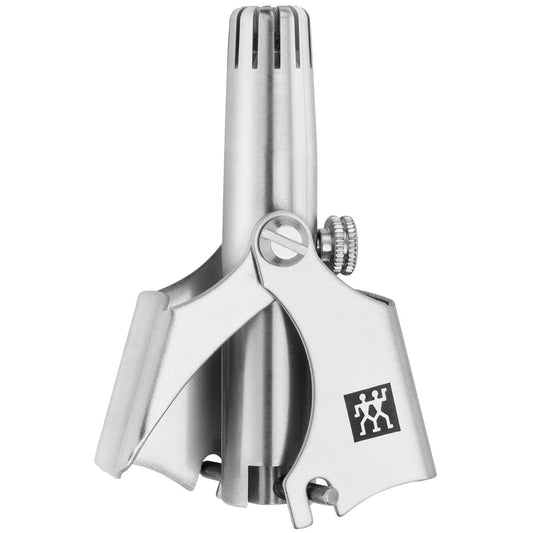 ZWILLING Nasen und Ohrenhaartrimmer (Sichere Haarentfernung, innenliegende Schneiden, Inklusive Reinigungspinsel), Premium, Silber, 50 mm