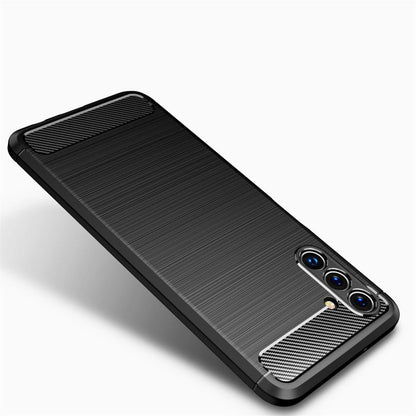 Hülle für Samsung Galaxy A13 5G/A04s Handyhülle Silikon Case Cover Carbonfarben