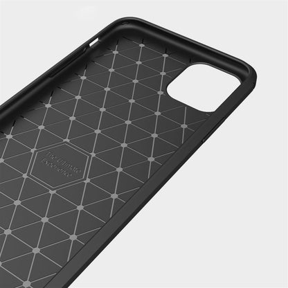 Hülle für Apple iPhone 11 Pro Max [6,5 Zoll] Handyhülle Silikon Schutzhülle Carbon