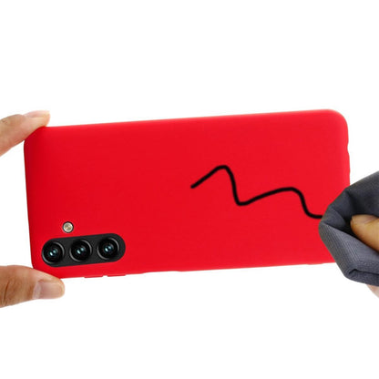 Hülle für Samsung Galaxy A13 5G/A04s  Handyhülle Silikon Case Bumper Matt Rot