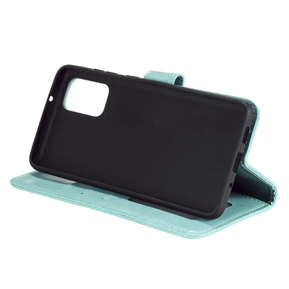 Hülle für Samsung Galaxy A72 Handyhülle Flip Case Cover Tasche Mandala Grün
