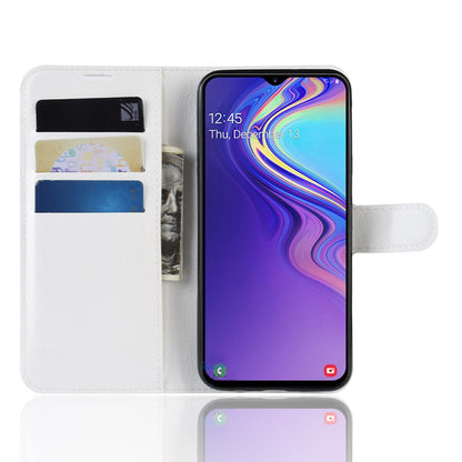 Hülle für Samsung Galaxy M20 Handyhülle Flip Case Schutzhülle Cover Tasche Weiß