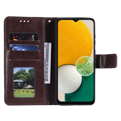 Hülle für Samsung Galaxy A13 4G Handyhülle Flip Case Cover Tasche Mandala Braun