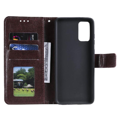 Hülle für Samsung Galaxy A03s Handy Tasche Flip Case Cover Etui Mandala Braun