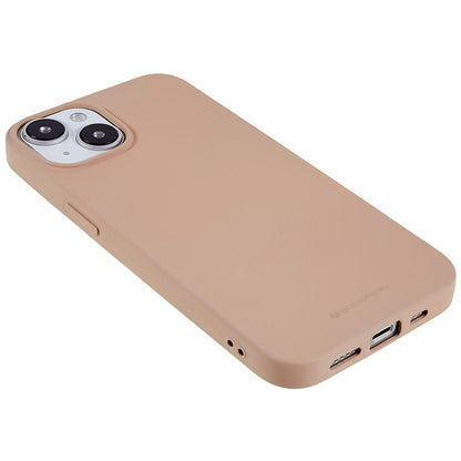 Hülle für Apple iPhone 14 Handyhülle Silikon Case Cover Bumper Matt Beige