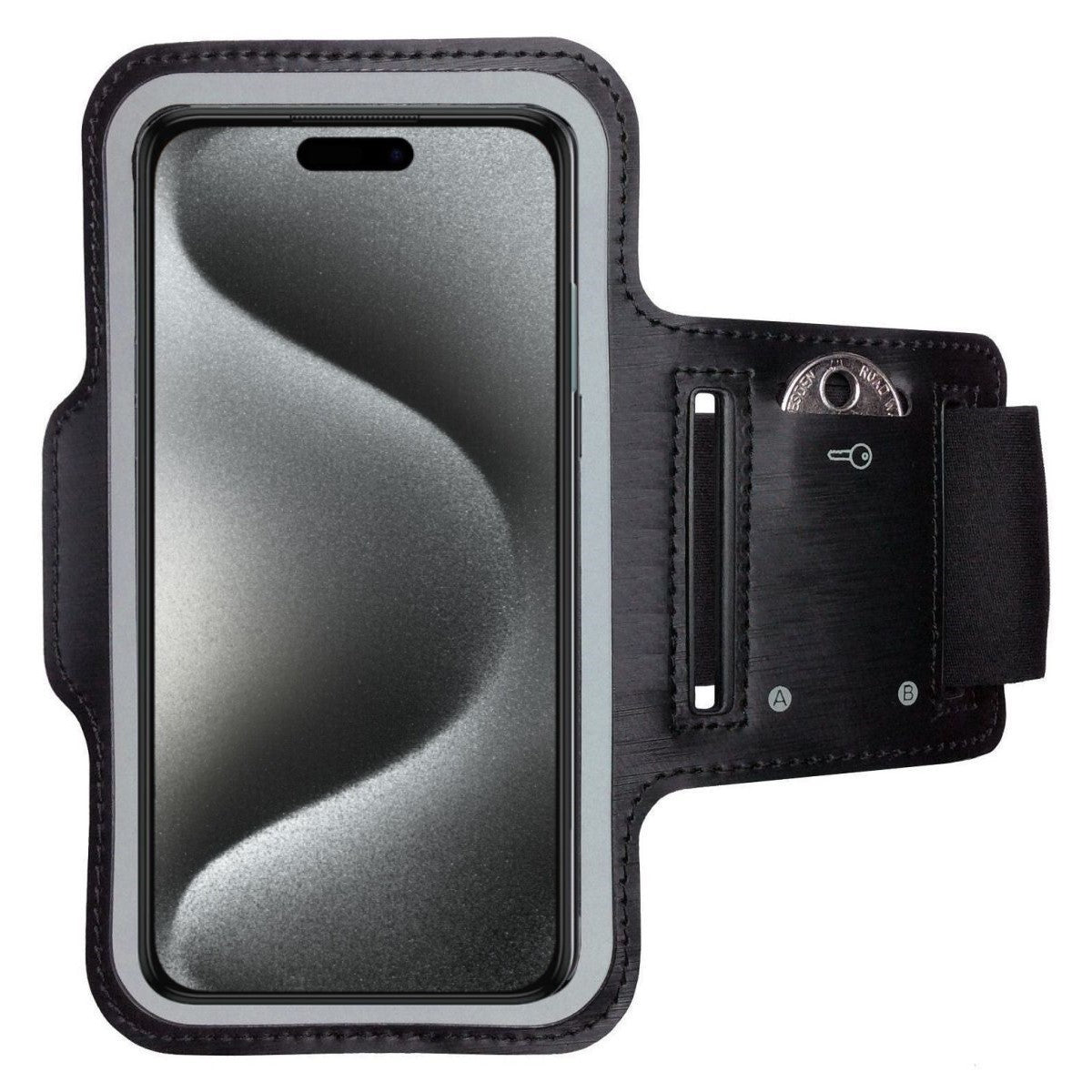 Sportarmband für Apple iPhone 15 Pro Sport Fitness Armband Hülle Tasche Joggen
