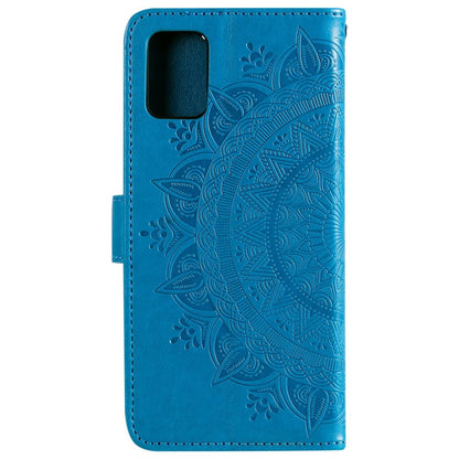 Hülle für Samsung Galaxy Note20 Handyhülle Flip Case Cover Tasche Etui Mandala Blau
