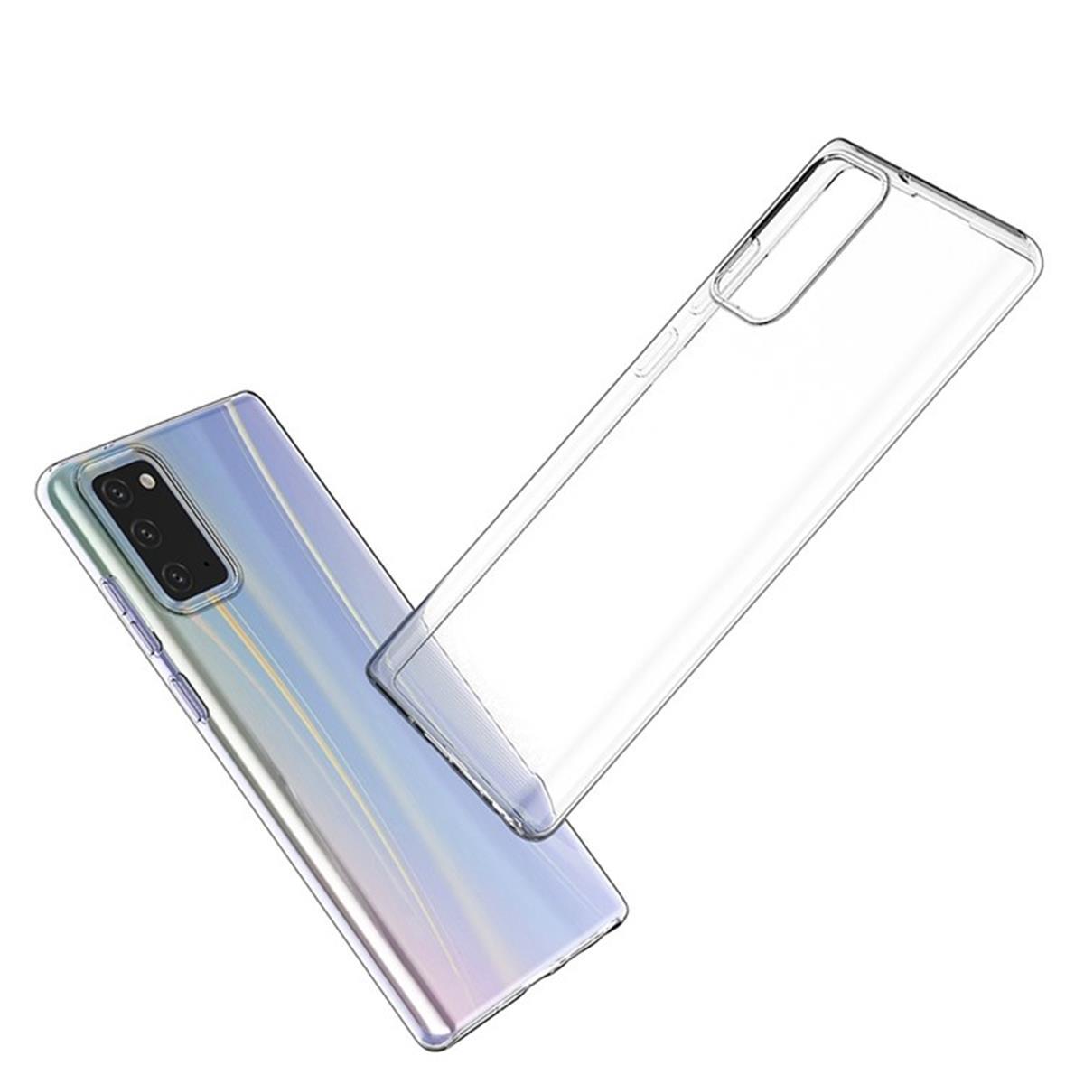 Hülle für Samsung Galaxy Note20 Handyhülle Silikon Cover Case Bumper Transparent