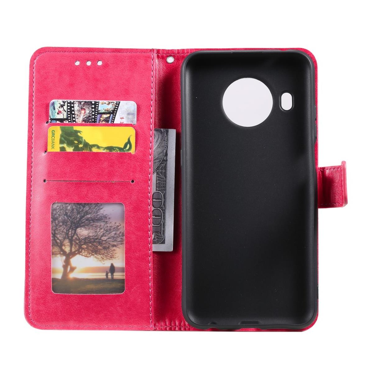 Hülle für Nokia X10/X20 Handyhülle Flip Case Cover Schutzhülle Etui Mandala Pink