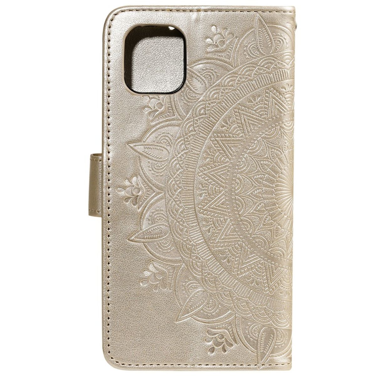 Hülle für Samsung Galaxy A03 Handyhülle Flip Case Cover Schutzhülle Mandala Gold