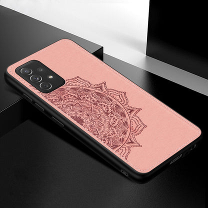 Hülle für Samsung Galaxy A52/A52 5G/A52s 5G Handyhülle Hybrid Case Mandala Rose