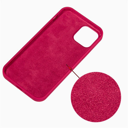 Hülle für Apple iPhone 13 Mini [5,4 Zoll] Handy Silikon Case Cover Matt Rot