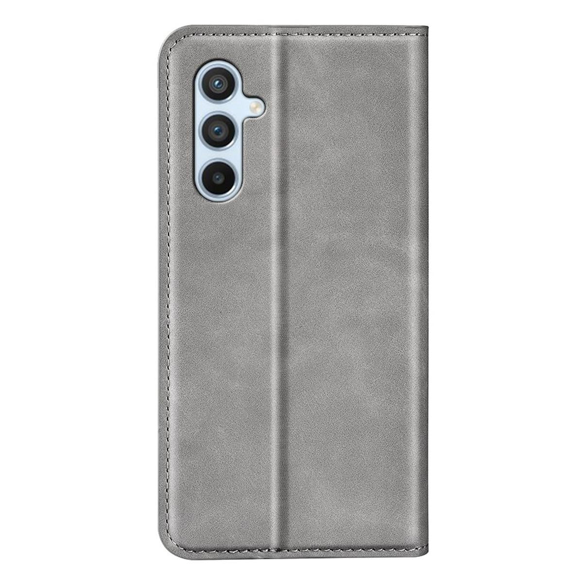 Hülle für Samsung Galaxy A54 5G Handyhülle Flip Case Cover Tasche Etui Grau