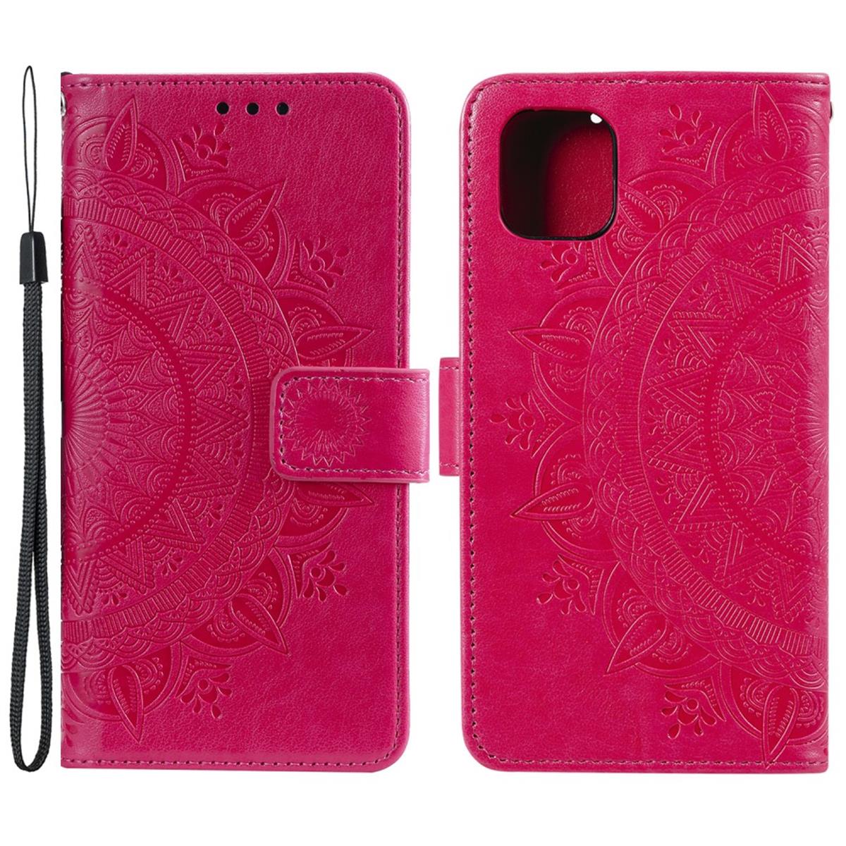 Hülle für Apple iPhone 13 Mini Handyhülle Flip Case Cover Tasche Mandala Pink