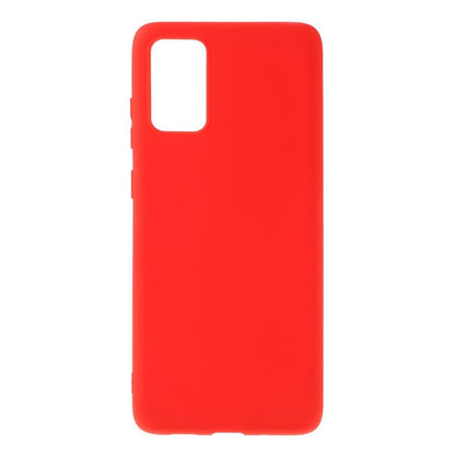 Hülle für Samsung Galaxy A41 Handyhülle Silikon Case Cover Bumper Matt Rot