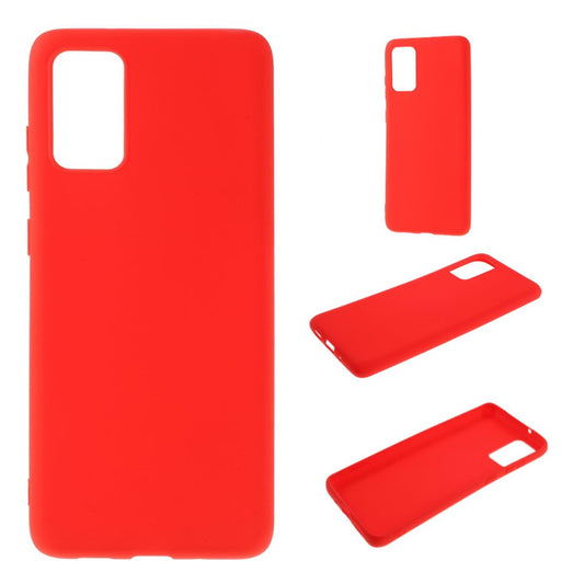 Hülle für Samsung Galaxy M30s Handyhülle Silikon Case Cover Bumper Matt Rot