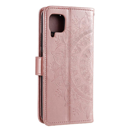 Hülle für Samsung Galaxy A22 4G Handyhülle Flip Case Cover Etui Mandala Rosegold