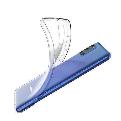 Hülle für Samsung Galaxy A31 Handyhülle Silikon Cover Case Bumper Transparent