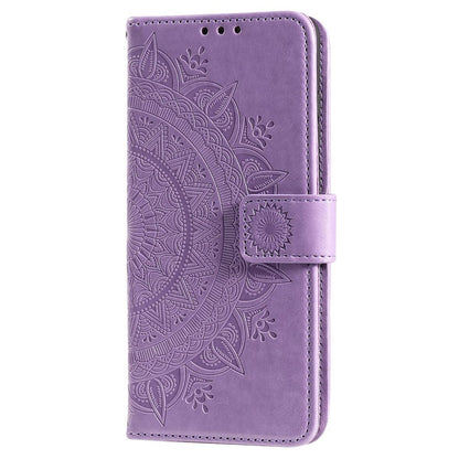 Hülle für Samsung Galaxy A23 Handyhülle Flip Case Cover Schutzhülle Mandala Lila