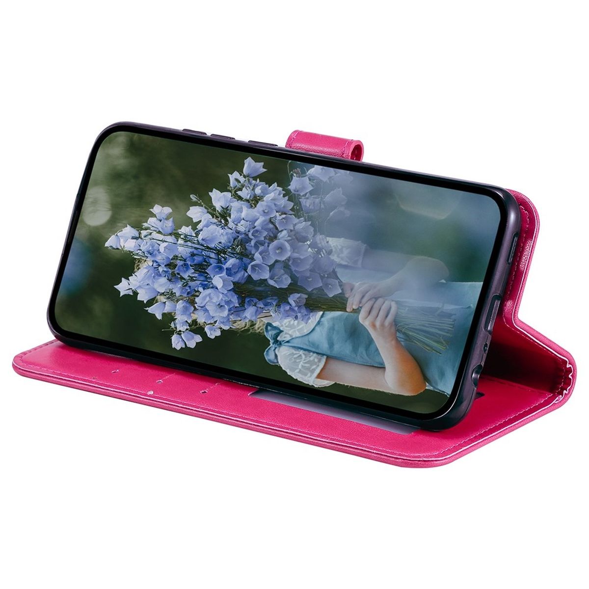 Hülle für Apple iPhone 14 Pro Max Handyhülle Flip Case Schutzhülle Mandala Pink