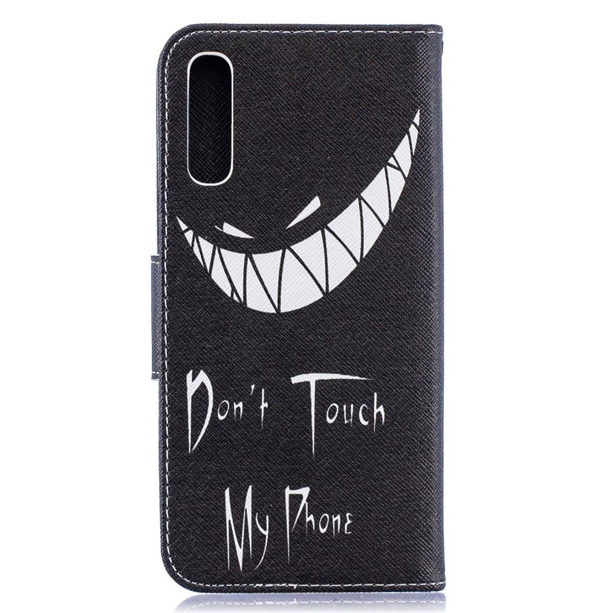 Hülle für Samsung Galaxy A50/A30s Case Schutzhülle Cover Motiv Don´t touch Grinsen