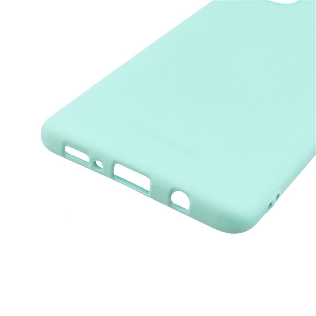 Hülle für Samsung Galaxy M31 Handyhülle Silikon Case Cover Schutzhülle Matt Grün