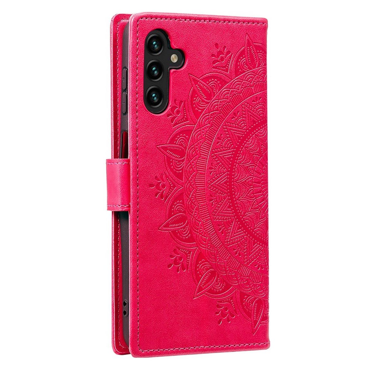 Hülle für Samsung Galaxy A54 5G Handyhülle Flip Case Cover Etui Mandala Pink