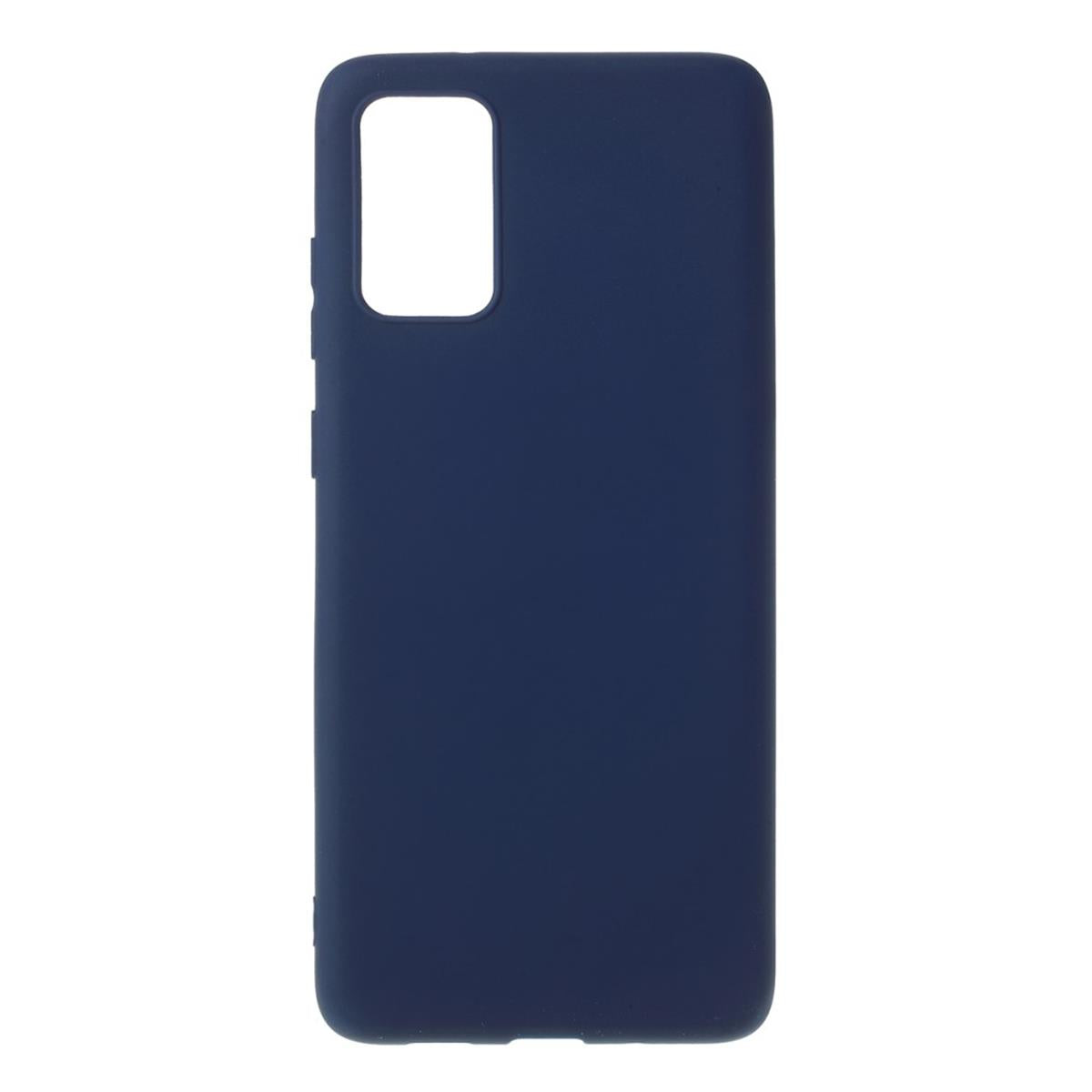 Hülle für Samsung Galaxy S10 Lite Handyhülle Silikon Case Cover Etui Matt Blau