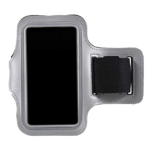 Universal Sport Armband Handy Tasche für Smartphones von 6,6" bis 6,9" Silber