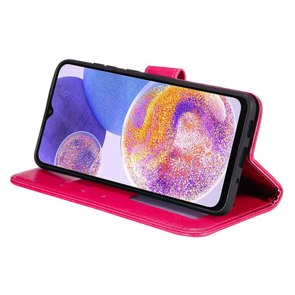 Hülle für Samsung Galaxy A23 Handyhülle Flip Case Cover Schutzhülle Mandala Pink