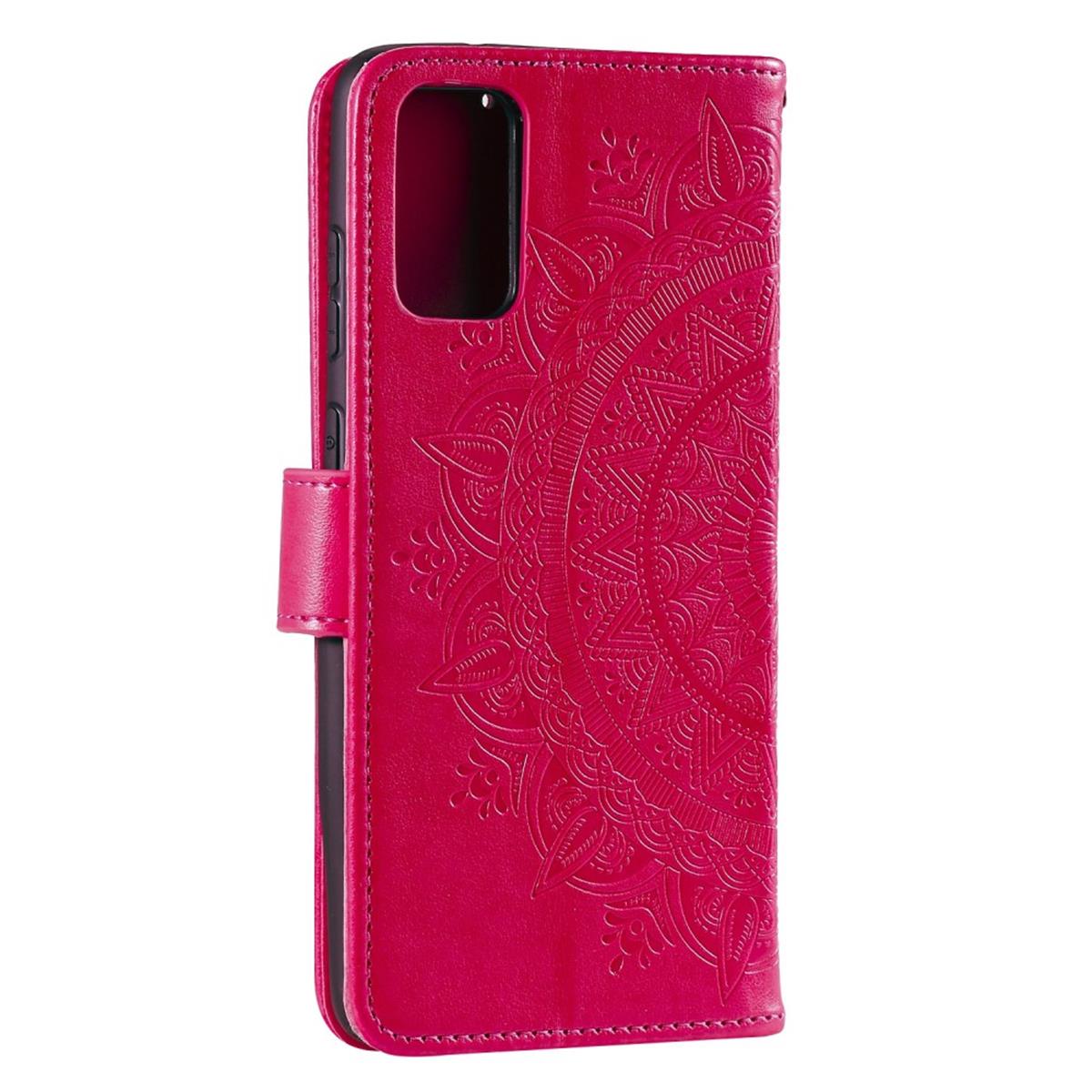 Hülle für Samsung Galaxy A72 Handyhülle Flip Case Cover Schutzhülle Tasche Mandala Pink
