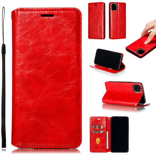 Hülle für Apple iPhone 11 Pro Max [6,5 Zoll] Handyhülle Flip Case Schutzhülle Etui Rot