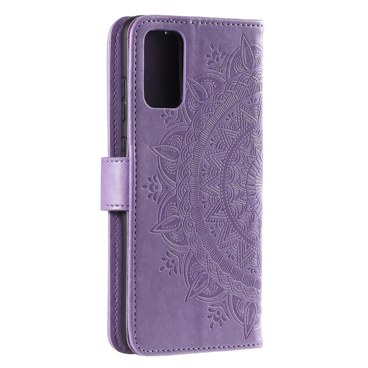 Hülle für Samsung Galaxy M13/M23 5G Handyhülle Flip Case Cover Etui Mandala Lila