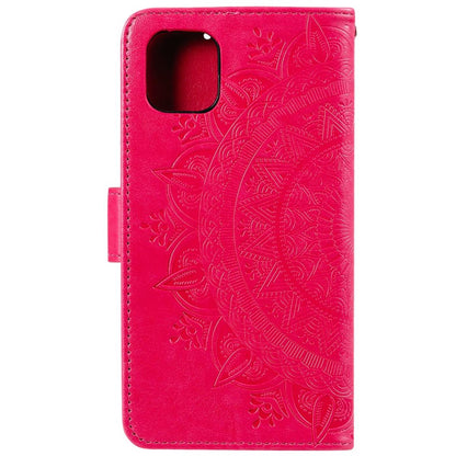Hülle für Apple iPhone 11 Pro Max [6,5 Zoll] Handyhülle Flip Case Schutzhülle Mandala Pink