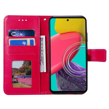 Hülle für Samsung Galaxy M53 5G Handyhülle Flip Case Cover Etui Mandala Pink