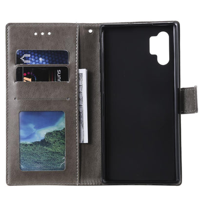 Hülle für Samsung Galaxy A32 5G Handy Tasche Flip Case Cover Mandala Grau