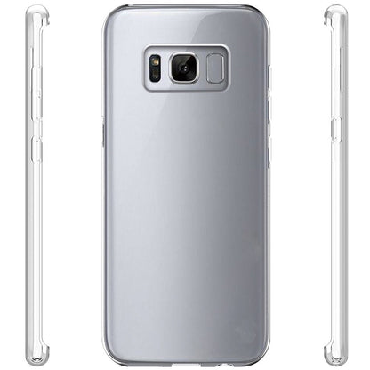 Hülle für Samsung Galaxy S8+ Handyhülle Silikon Cover Schutzhülle Case klar