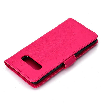 Hülle für Samsung Galaxy S10 Handyhülle Flip Case Cover Handytasche Mandala Pink