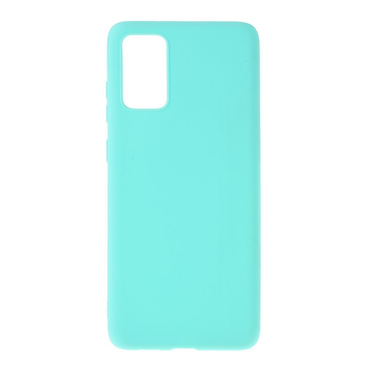 Hülle für Samsung Galaxy A41 Handyhülle Silikon Case Cover Bumper Matt Grün