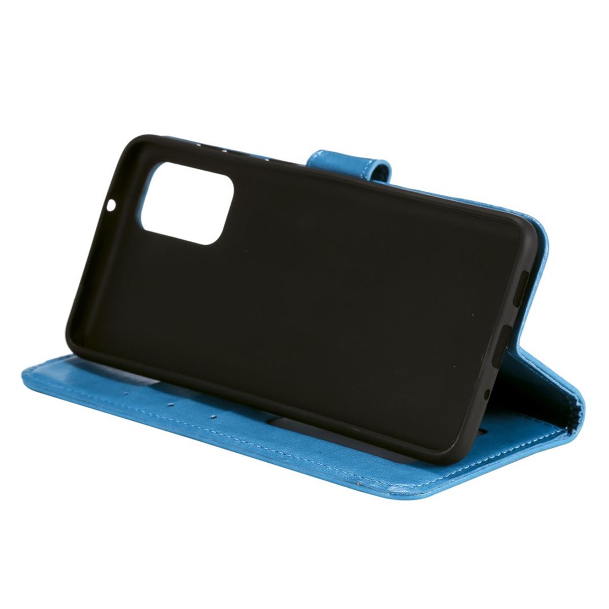 Hülle für Samsung Galaxy M51 Handyhülle Flip Case Cover Schutzhülle Tasche Mandala Blau