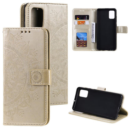 Hülle für Samsung Galaxy Note20 Handyhülle Flip Case Cover Tasche Etui Mandala Gold