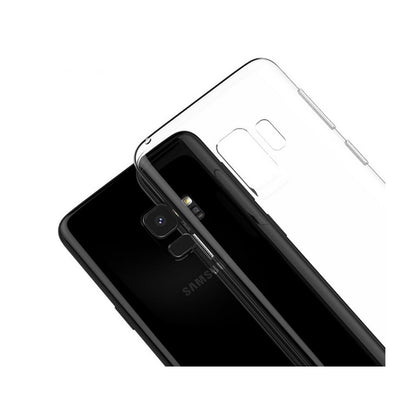 Hülle für Samsung Galaxy S9+ Handyhülle Silikon Cover Schutzhülle transparent