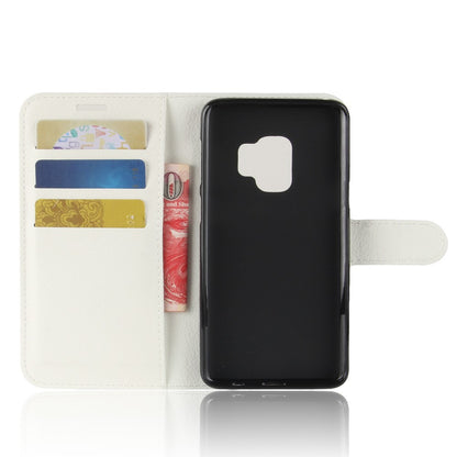Hülle für Samsung Galaxy S9 Handyhülle Flip Case Schutz Tasche Weiß