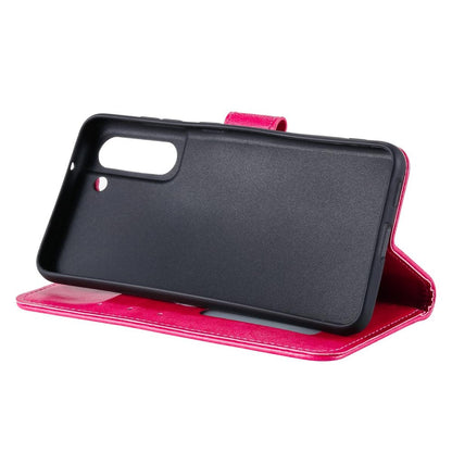 Hülle für Samsung Galaxy S21 FE Handyhülle Flip Case Cover Tasche Mandala Pink